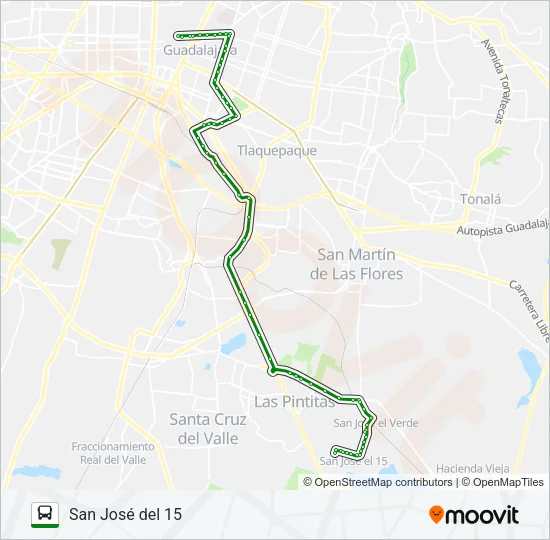 Mapa de C97-V2 de autobús