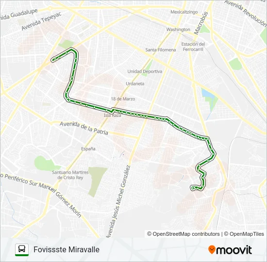 C49 - TOPACIO Bus Line Map