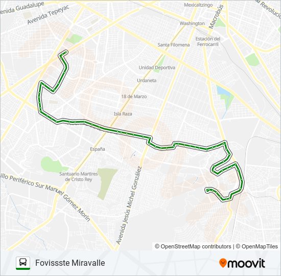 C51 - PREPA 13 bus Line Map