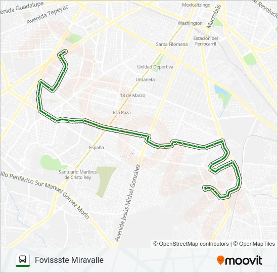 C51 - PREPA 13 Bus Line Map