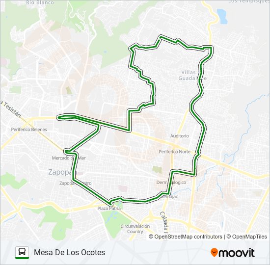 C82 - BELENES MESA bus Line Map