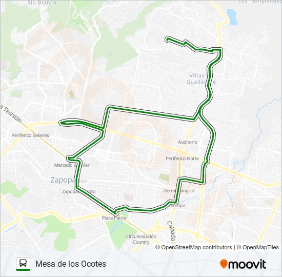 C82 - BELENES MESA bus Line Map