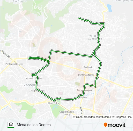 C82 - BELENES MESA Bus Line Map