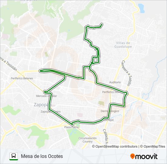 C81 - BELENES LOMAS bus Line Map