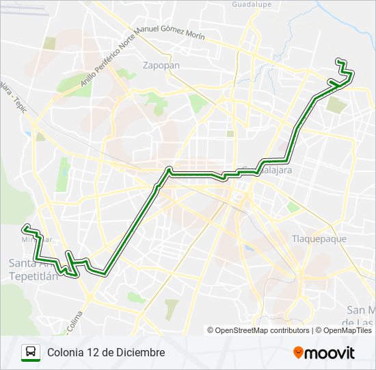 C124 bus Line Map