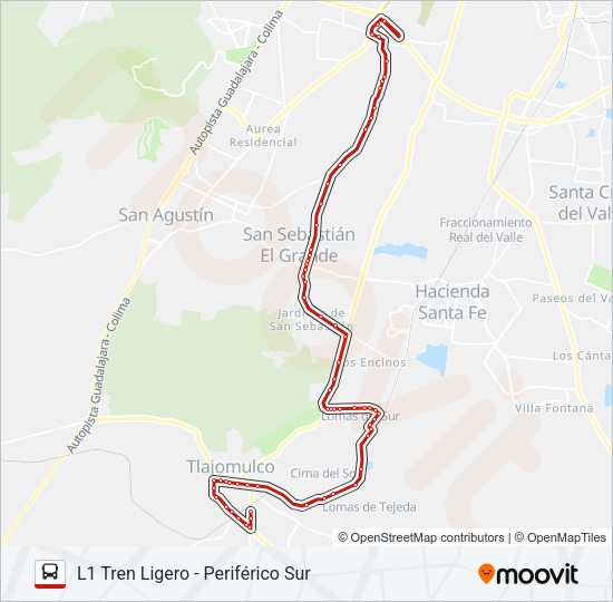 C129 Bus Line Map