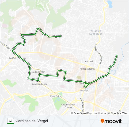 C73 Bus Line Map