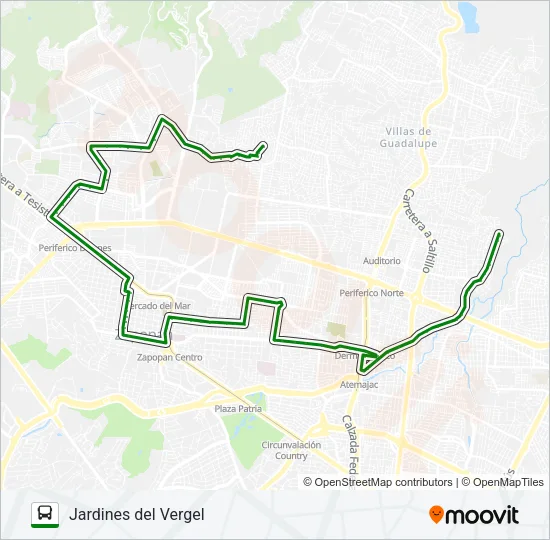 C73 Bus Line Map