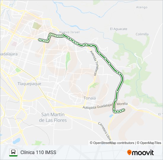C07 (153-A) bus Line Map