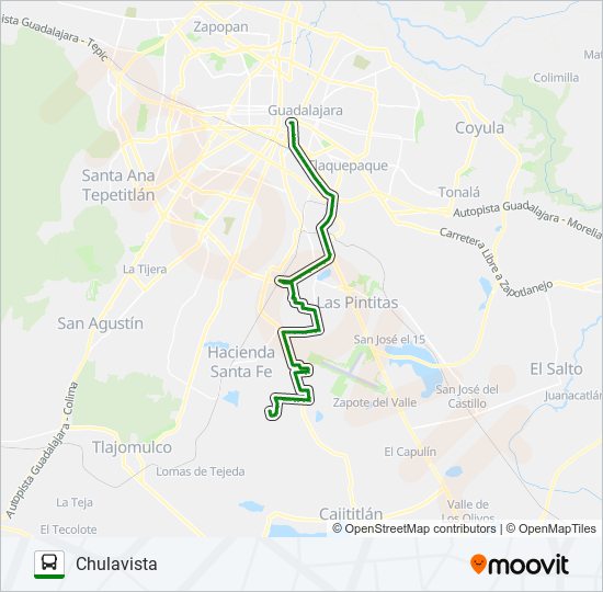 C67 - VERDE bus Line Map