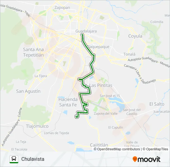 C67 - VERDE Bus Line Map