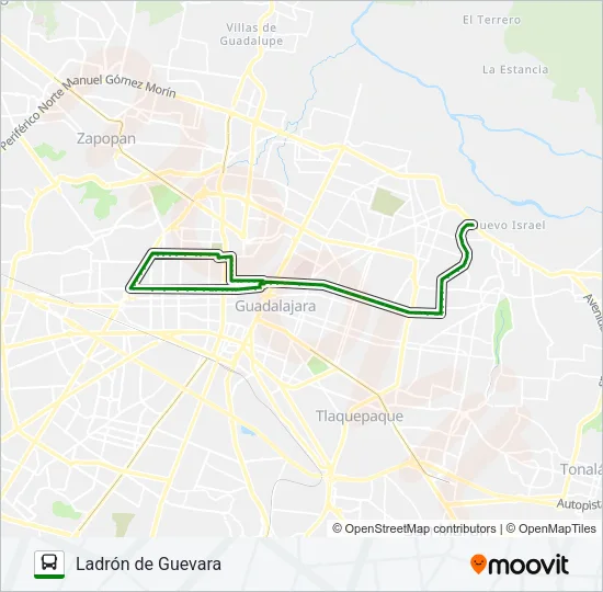 T14-B/C119 - SAN FELIPE Bus Line Map