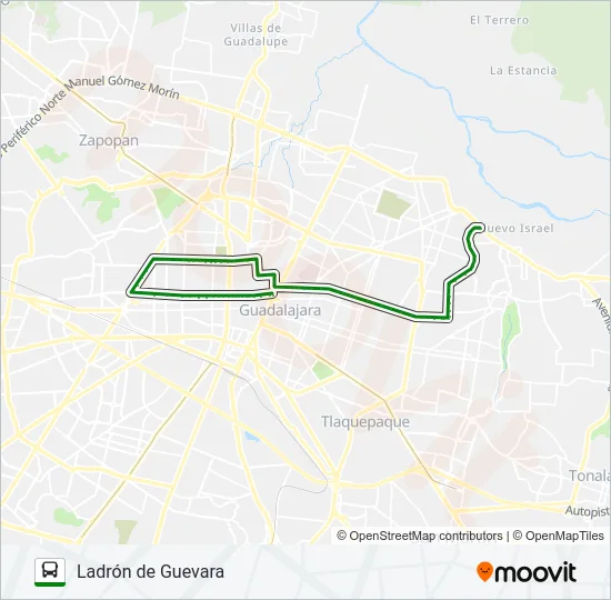 T14-B/C119 - JESÚS GARCÍA Bus Line Map