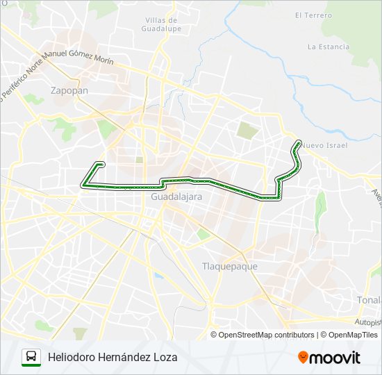 Mapa de T14-B/C119 - JESÚS GARCÍA de autobús