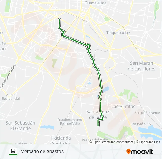 C03 - 1 DE MAYO Bus Line Map