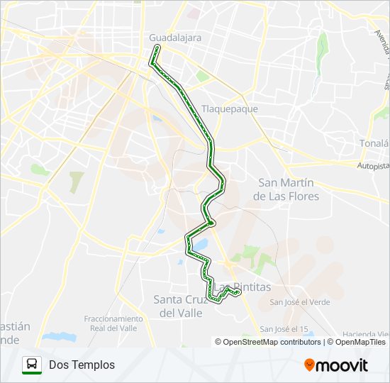 Mapa de C47 - PANTEÓN de autobús