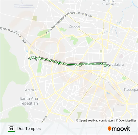 C109 (629-A) Bus Line Map