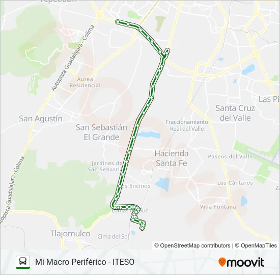 A13 (619 FORTUNA) Bus Line Map