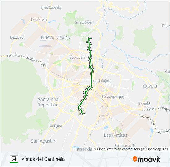 Mapa de T07/C01 de autobús