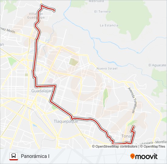Mapa de T15 - HOSPITAL CIVIL de autobús