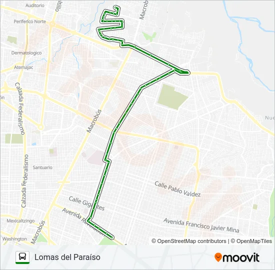 C24 (207) Bus Line Map