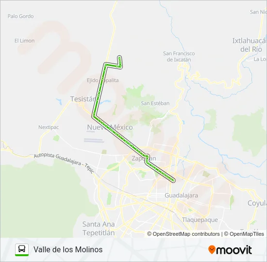 T16-A/C01 Bus Line Map