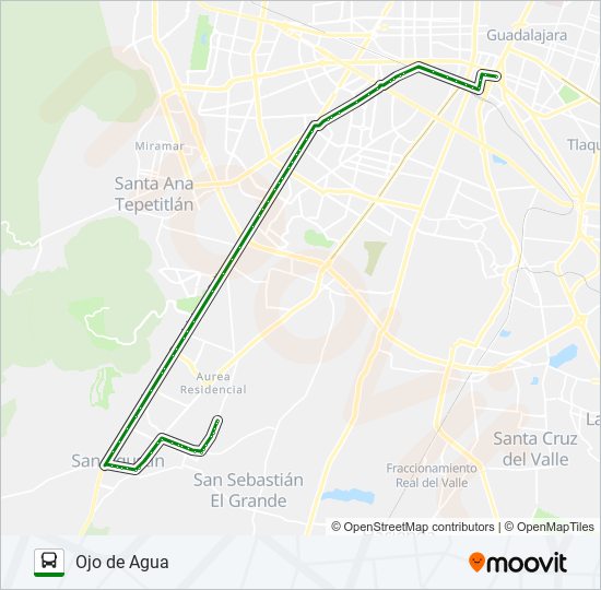 C128-A-V2 bus Line Map