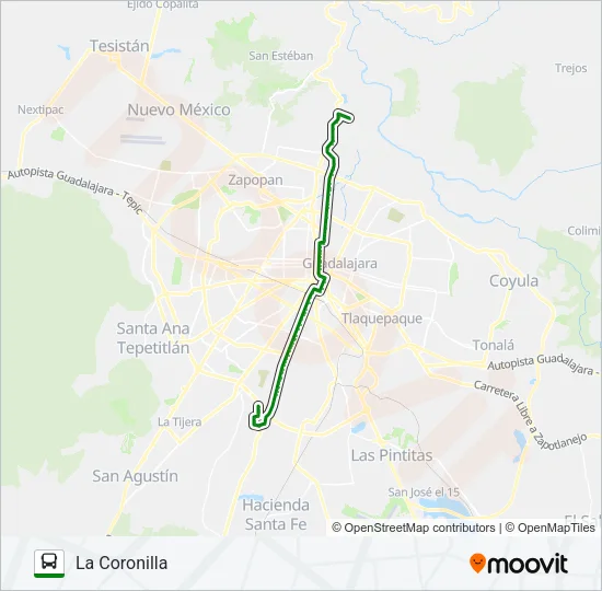 T14-A/C04 - SAN SEBASTIANITO Bus Line Map