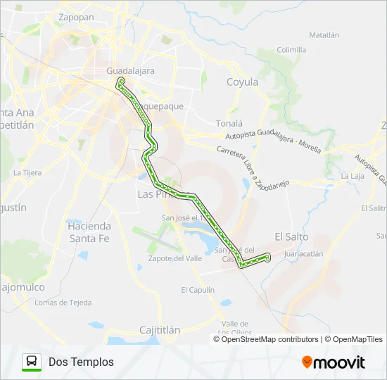 T13-A - AZUCENA Bus Line Map