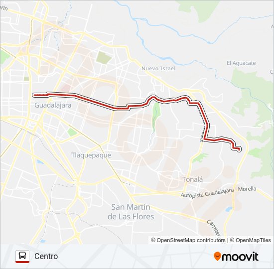 Mapa de T06-V1 de autobús