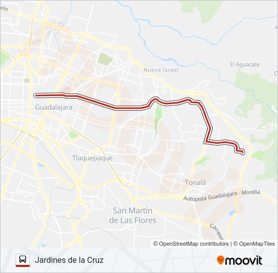 Mapa de T06-V1 de autobús