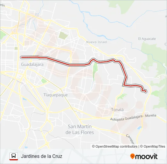 T06-V1 Bus Line Map