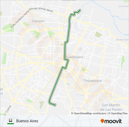 T14-A/C04 Bus Line Map