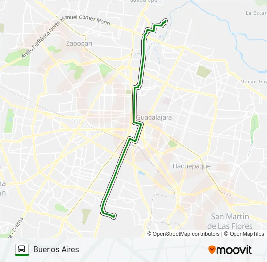T14-A/C04 Bus Line Map