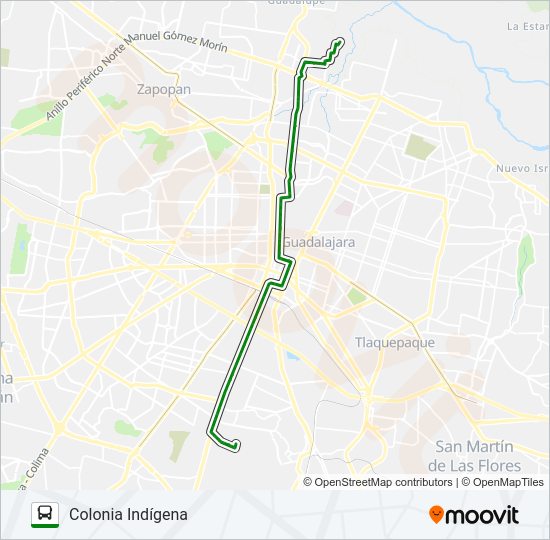 T14-A/C04 Bus Line Map