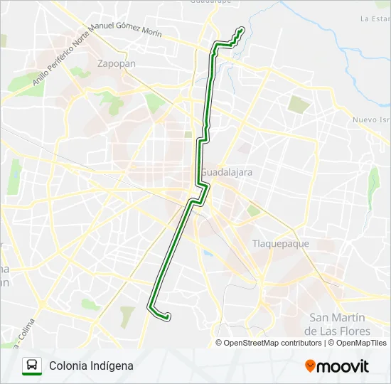 T14-A/C04 Bus Line Map