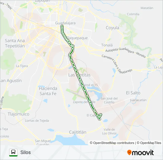 T13-A/C03 (180-A) Bus Line Map