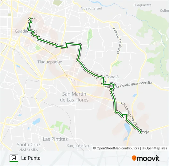 C39 - 🟩 PUNTA CIVIL 🟩 Bus Line Map