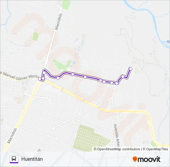A05 Bus Line Map