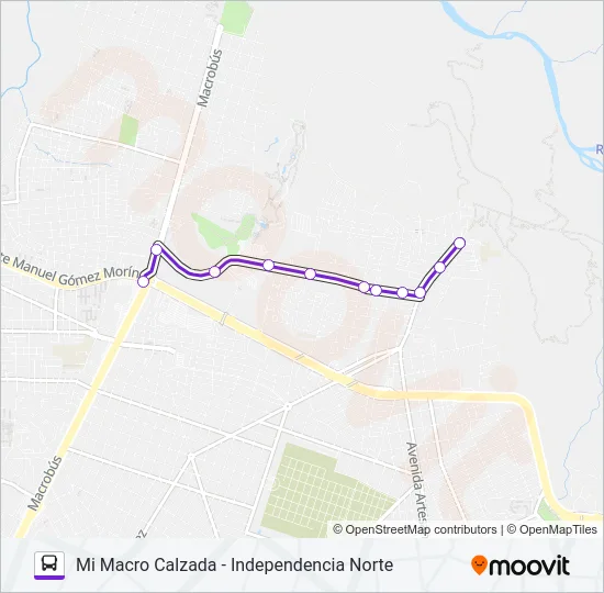 A05 Bus Line Map