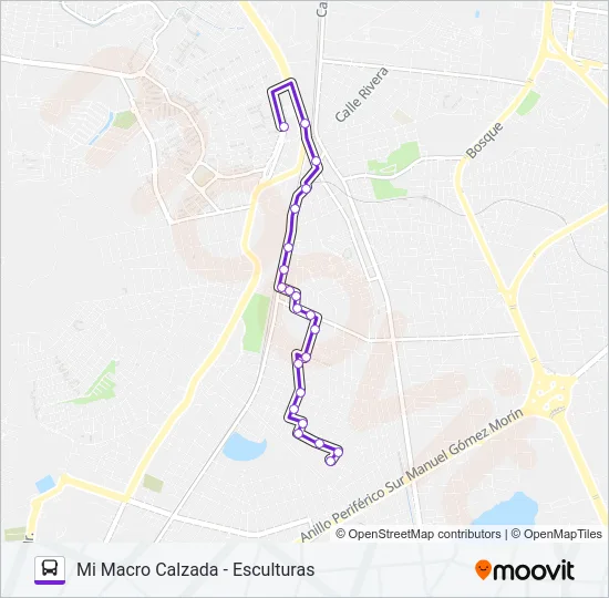 A06 Bus Line Map