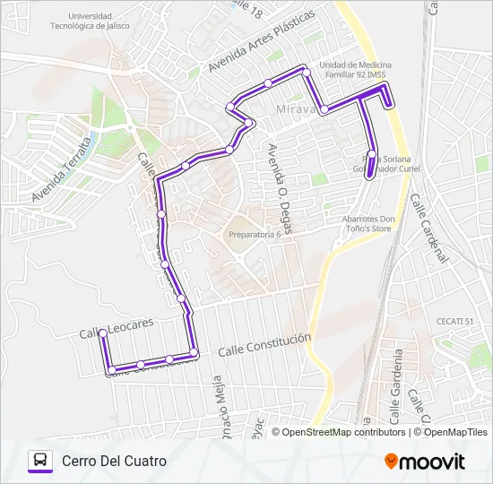 A07 Bus Line Map
