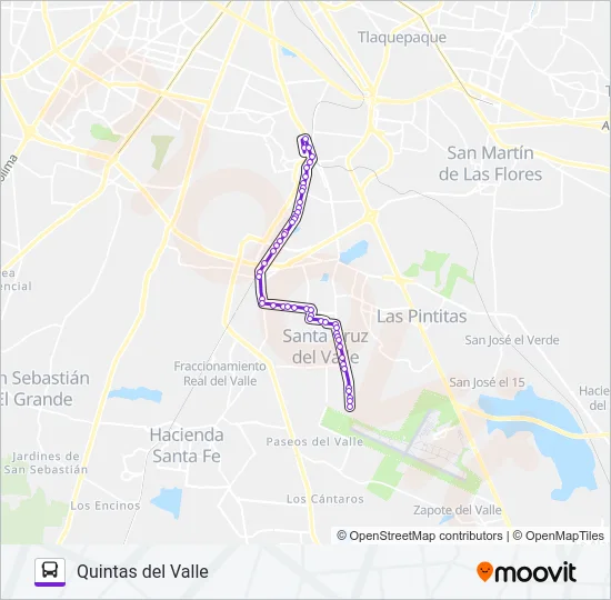 A08 Bus Line Map