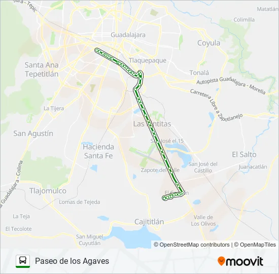 C112 Bus Line Map