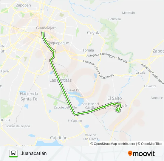 T13-A - ALAMEDA Bus Line Map