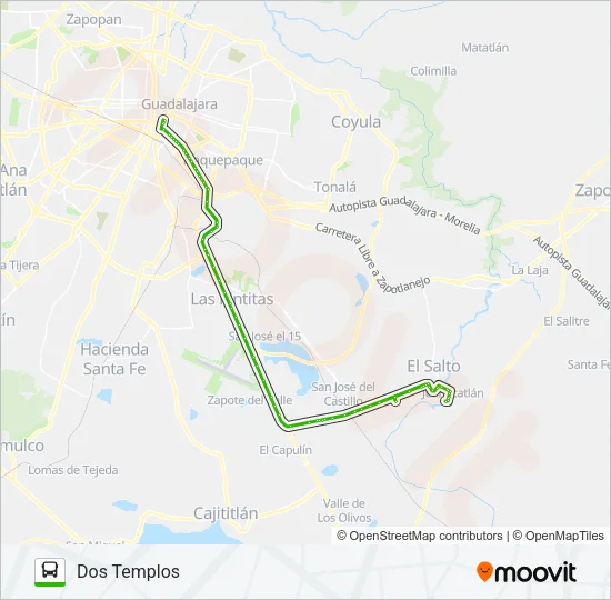 T13-A - ALAMEDA Bus Line Map
