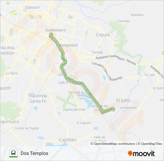 T13-A - AZUCENA VERDE Bus Line Map