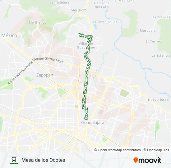 T15/C06 (231-C) - HOSPITAL CIVIL Bus Line Map