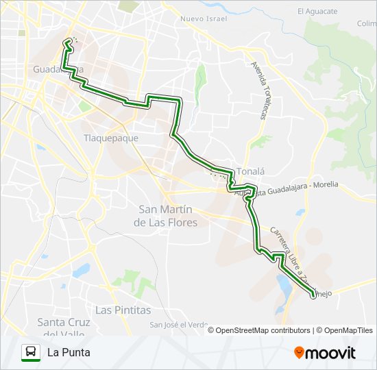 C39 - PUNTA CIVIL 🟩 Bus Line Map