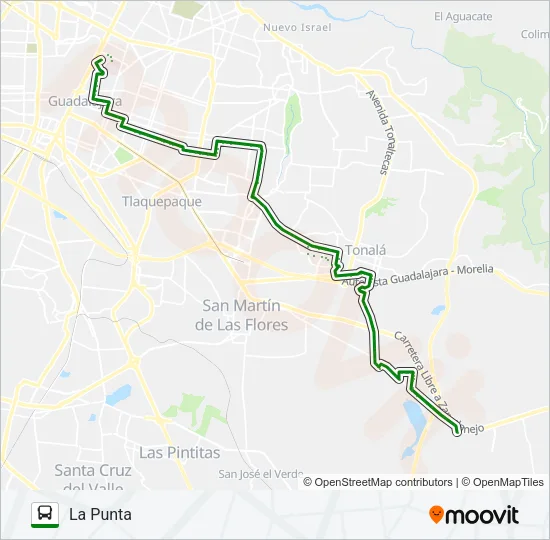 C39 - PUNTA CIVIL 🟩 Bus Line Map
